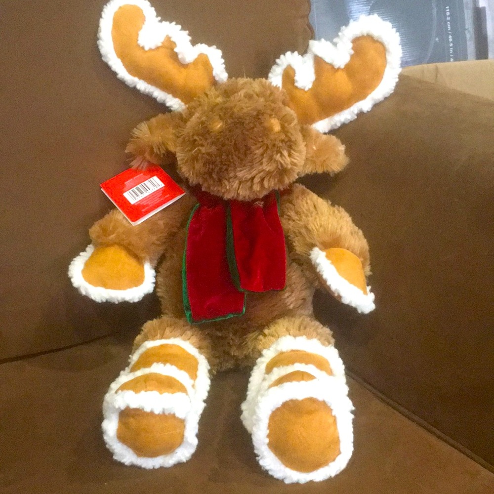 Adorable Winter Soft Moose Plush - 20”